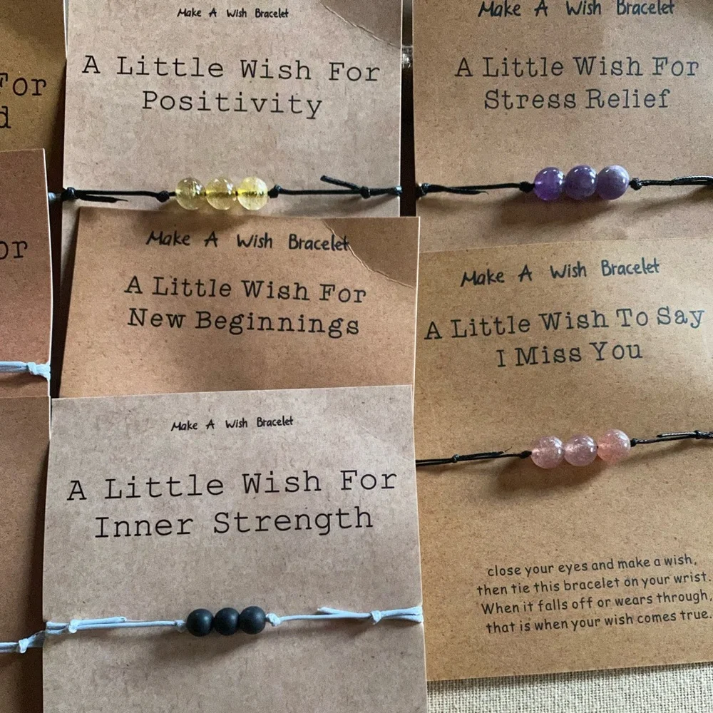 Good Friends bracelet w/ card BFF Make a Wish tie on UNISEX Summer Jewelry